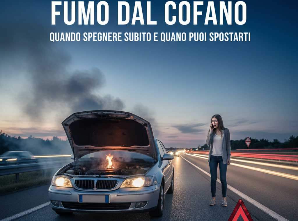 fumo dal cofano cosa fare