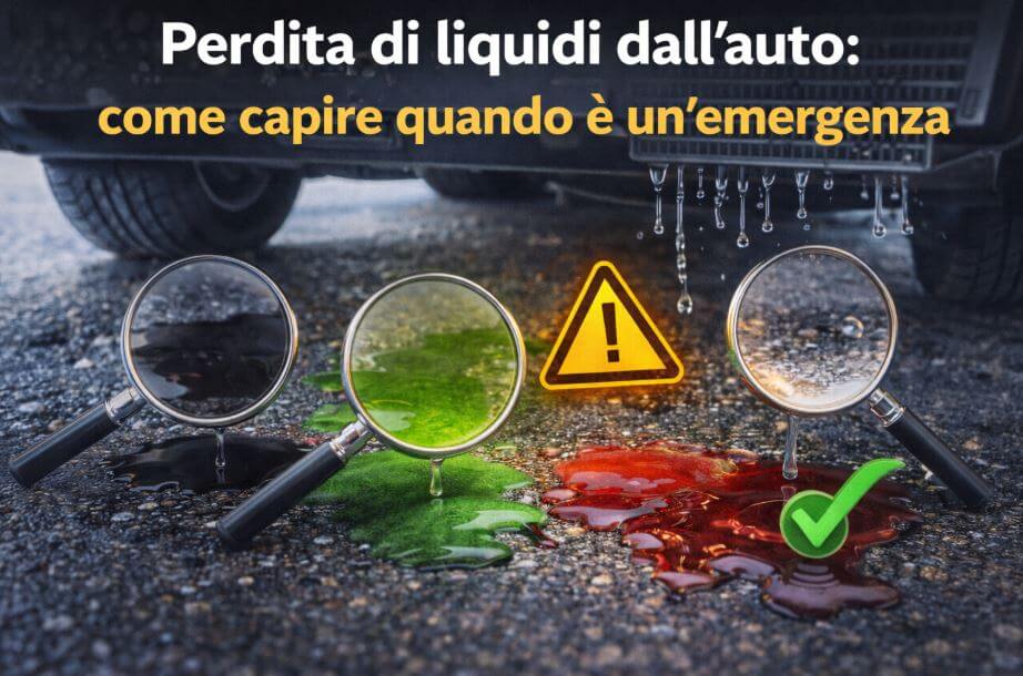 perdita liquido automobile cosa significa