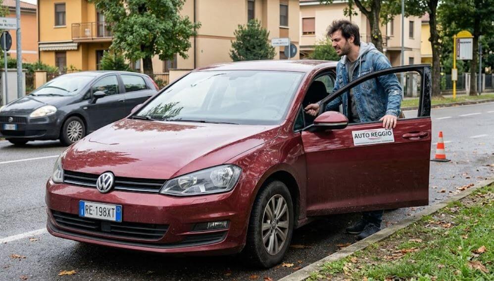 auto non parte quadro acceso