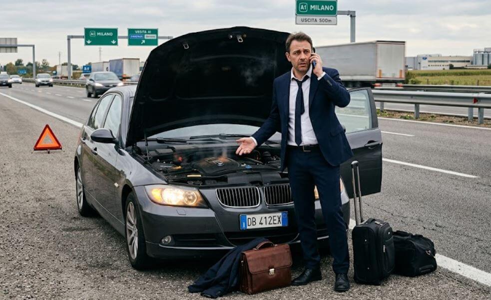 guasto auto aziendale