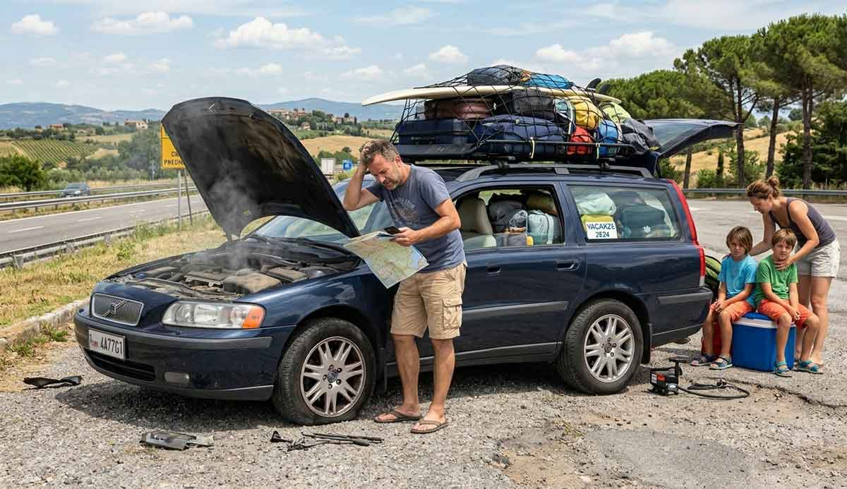 guasto auto in vacanza